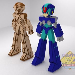 רובוט מגה מן - בחיתוך לייזר