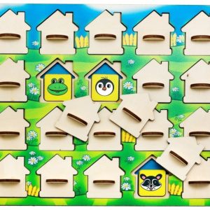 משחק זיכרון לילדים - בחיתוך לייזר
