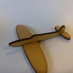 מטוס קרב מיני ספיטפייר - בחיתוך לייזר