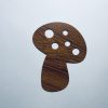מגזרת פטריות עיצוב מטבח מעץ לא גמור - בחיתוך לייזר