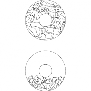 פגסוס מקונן - בחיתוך לייזר