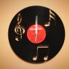 Orologio Vinile Note Musica - בחיתוך לייזר