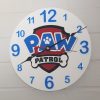 שעון חדר ילדים Paw Patrol - בחיתוך לייזר