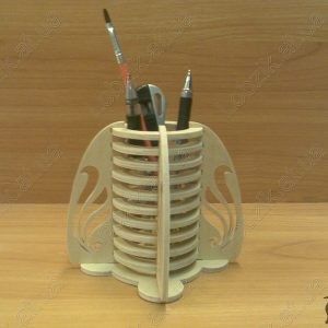 מחזיק עיפרון - בחיתוך לייזר