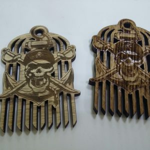 מסרק זקן פיראטים - בחיתוך לייזר