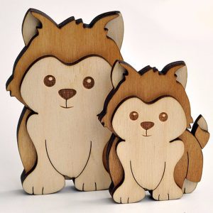 סיכת גור - בחיתוך לייזר