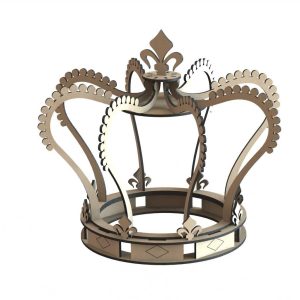 כתר מלכותי - בחיתוך לייזר