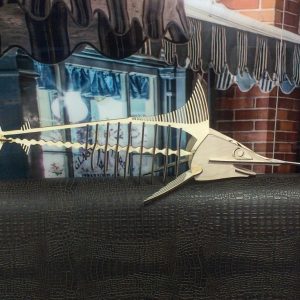 ריבמך - פאזל תלת מימד של דג - בחיתוך לייזר