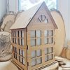 בית עץ קטן - בחיתוך לייזר
