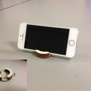 תבנית מעמד לטלפון חכם - בחיתוך לייזר