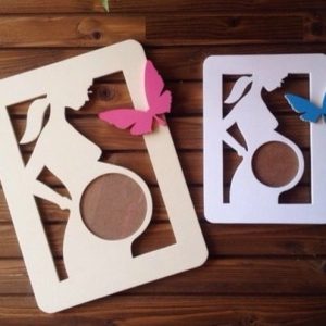 סונוגרם מסגרת הריון חדש לתינוק מסגרות לתינוק תמונה ראשונה - בחיתוך לייזר