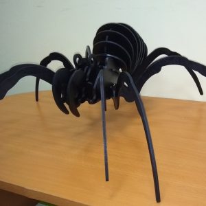 פאזל עץ עכביש תלת מימד - בחיתוך לייזר