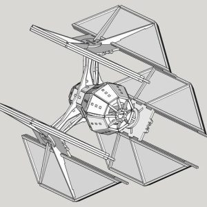 Star Wars TIE Defender - בחיתוך לייזר