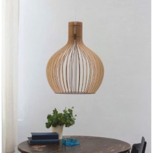 תוכנית פאזל תלת מימדית של מנורה מסוגננת - בחיתוך לייזר