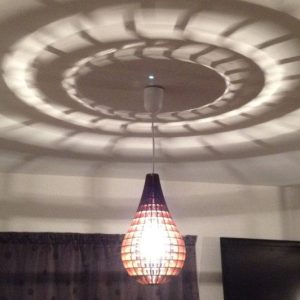 מנורת תליון דמעה - בחיתוך לייזר