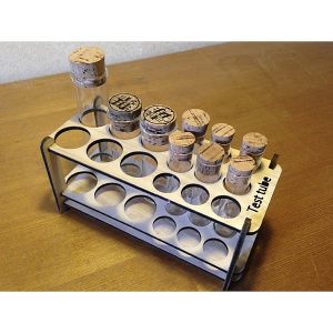 מעמד למבחנה - בחיתוך לייזר