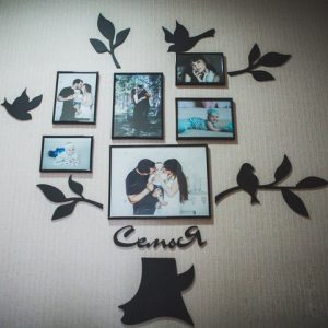 חיתוך לייזר של מסגרת תמונה של Tree Of Life - בחיתוך לייזר