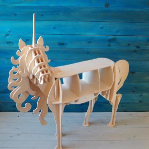 מדף חד קרן 10 מ"מ תוכניות CNC - בחיתוך לייזר