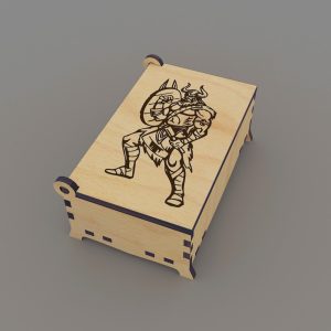 תיבת ויקינג - בחיתוך לייזר