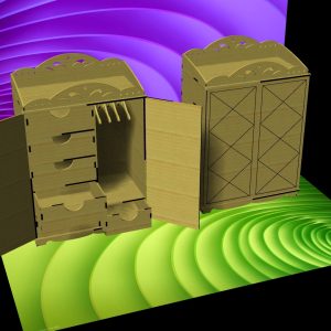 ערכת ארון בגדים - בחיתוך לייזר