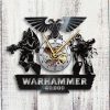 Warhammer 40k ויניל שעון קיר - בחיתוך לייזר