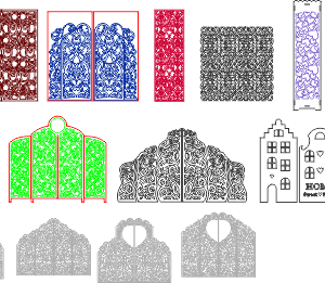 מסכי חתונה מגה קולקציית - בחיתוך לייזר