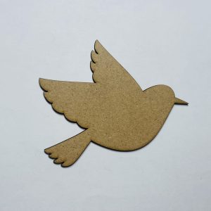 מגזרת ציפור עץ צורת ציפור עץ - בחיתוך לייזר