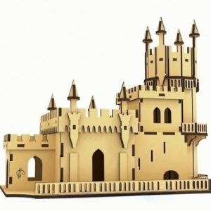 טירת עץ - בחיתוך לייזר