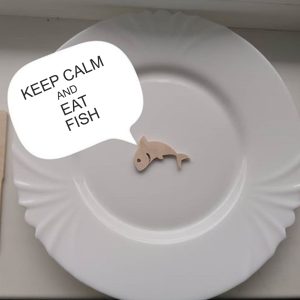 מזלג וסכין דגים מעץ צעצועי סכו"ם מעץ - בחיתוך לייזר