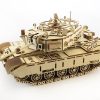 פאזל 3D טנק מעץ - בחיתוך לייזר