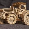 דגם טרקטור מעץ - בחיתוך לייזר